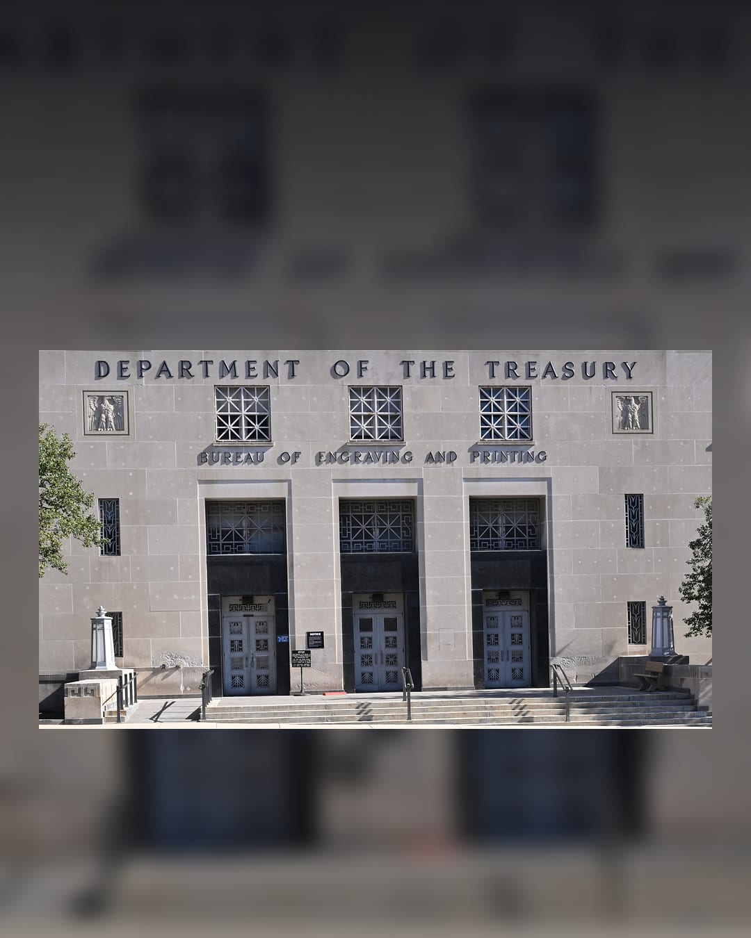 Bureau of Engraving and Printing annex entrance