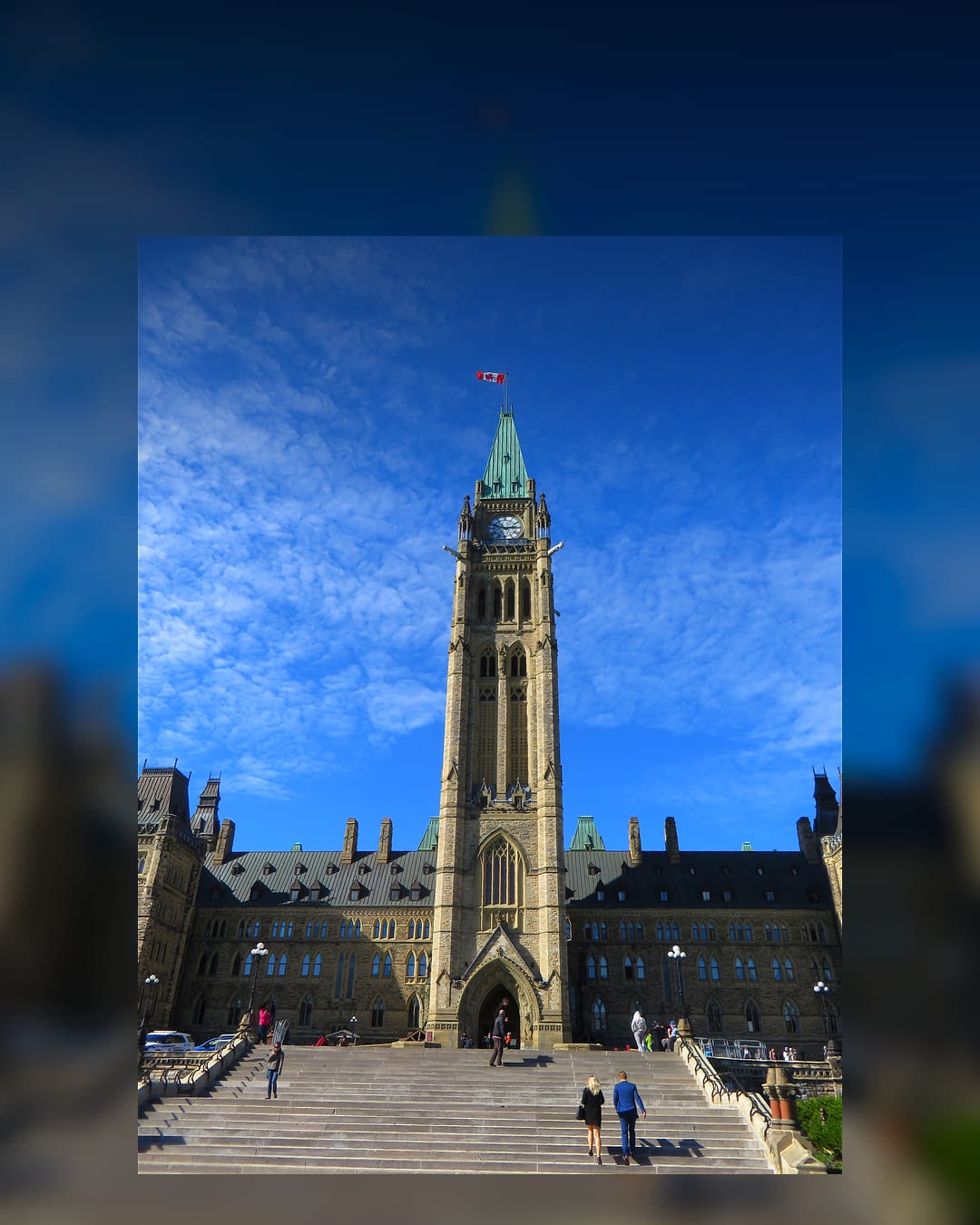 Centre Block on Parliament Hill in Ottawa