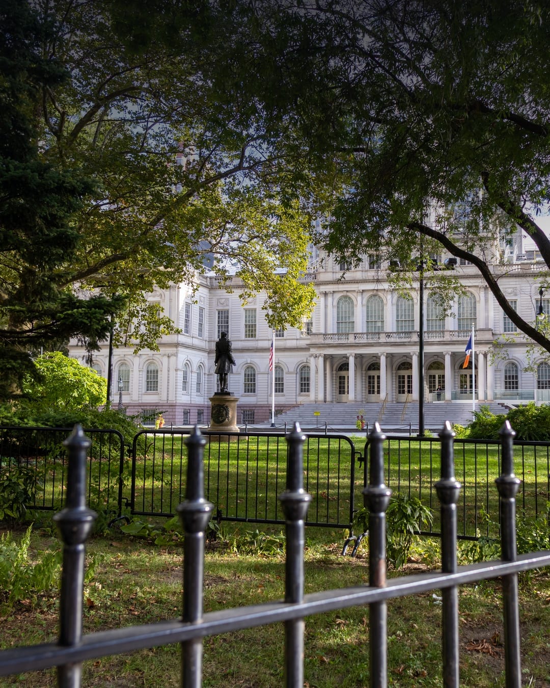 New York City Hall exterior