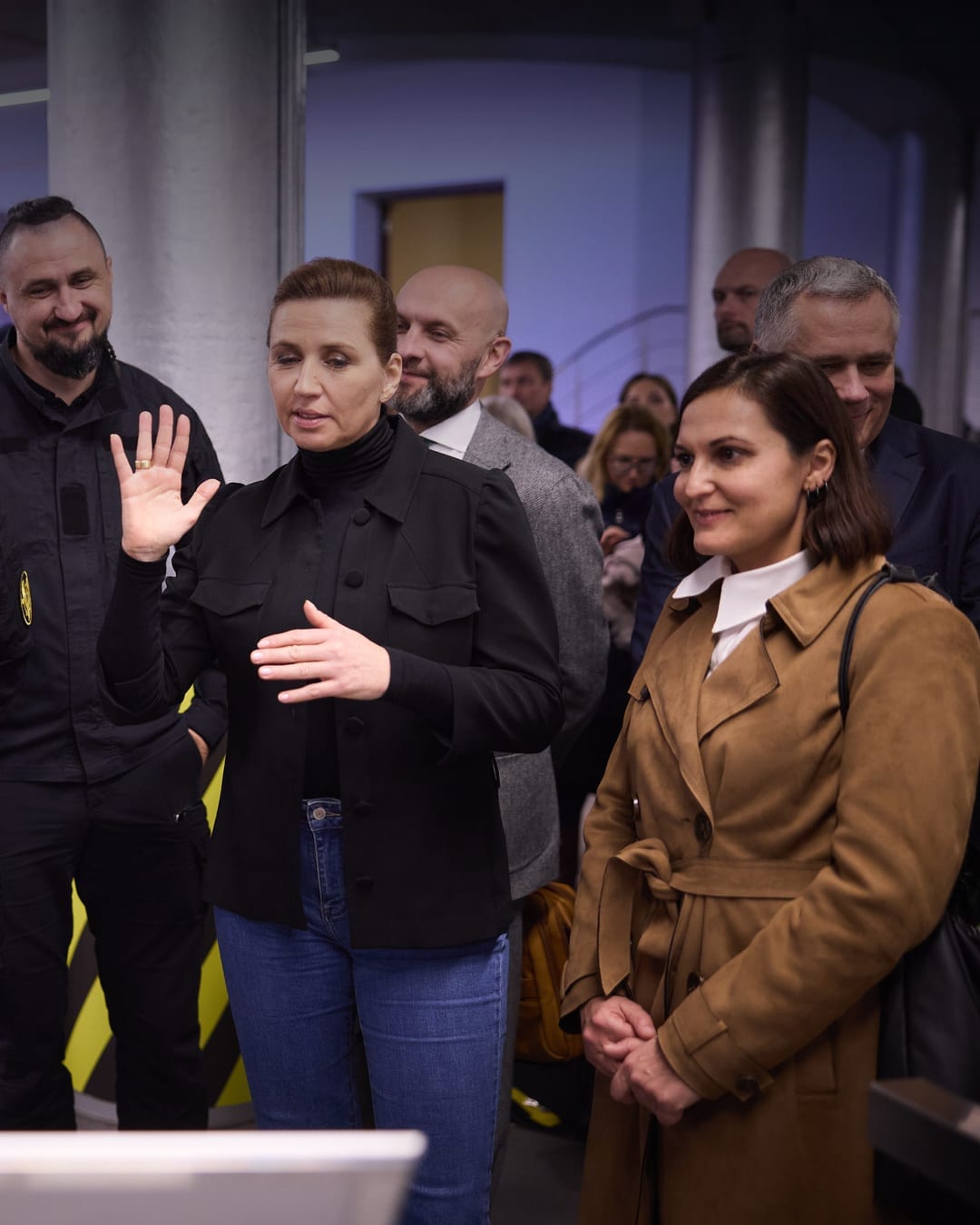 Volodymyr Zelenskyy inspecting Ukrainian long-range drones